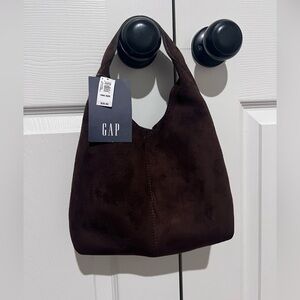 Mini Faux Suede Handbag